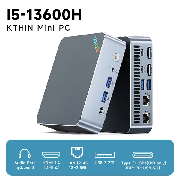 KT-HIN Mini PC i5-1340P 16GB+512GB+Windows 11 Pro